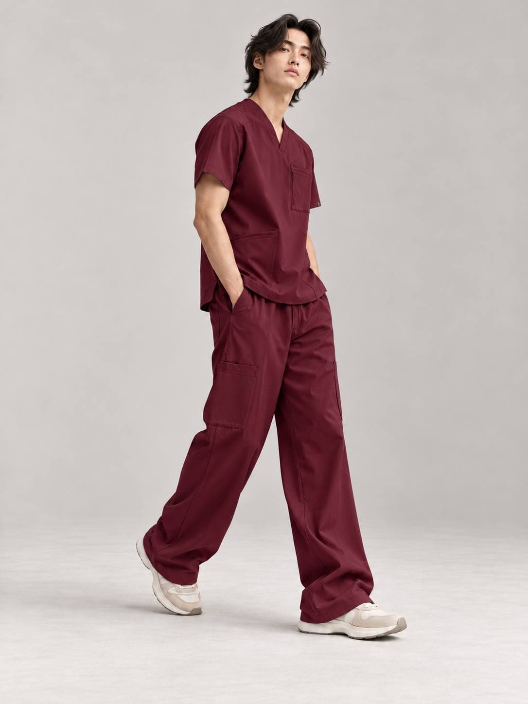 Ensemble Médical | Stone Burgundy — vue 3